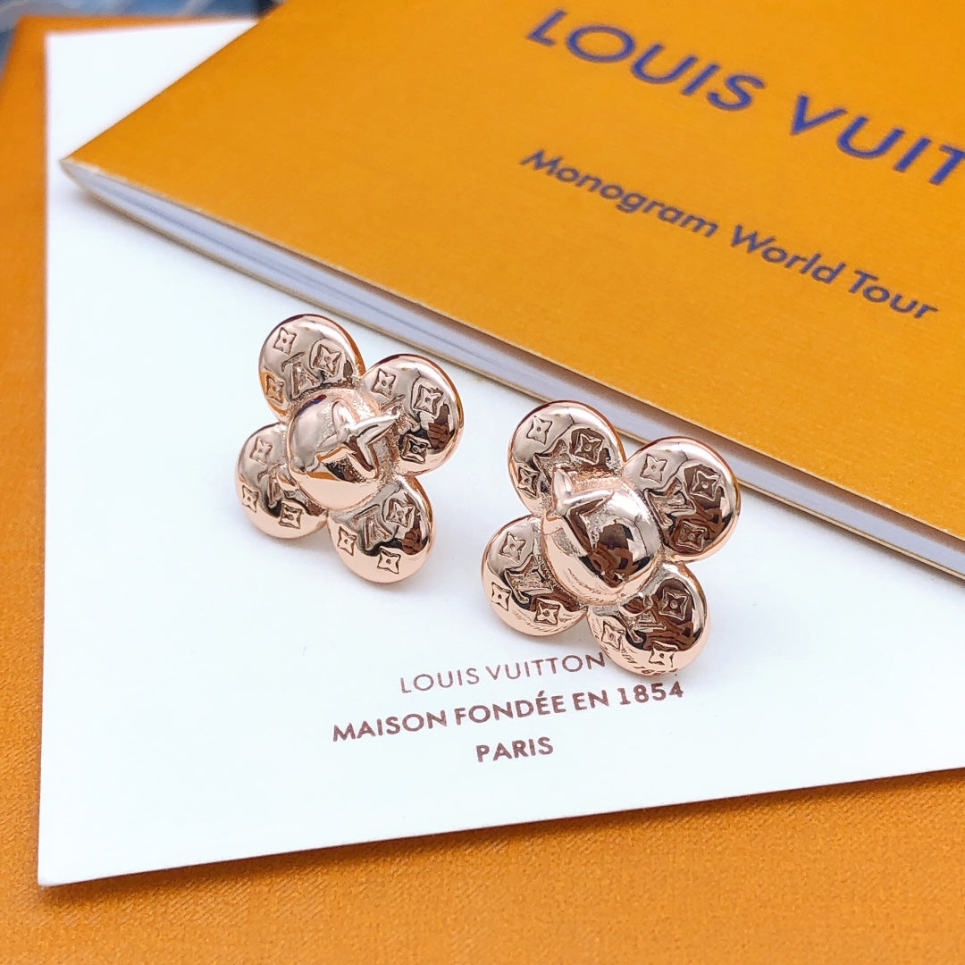 Boucles d'oreilles Louis Vivienne 18 carats