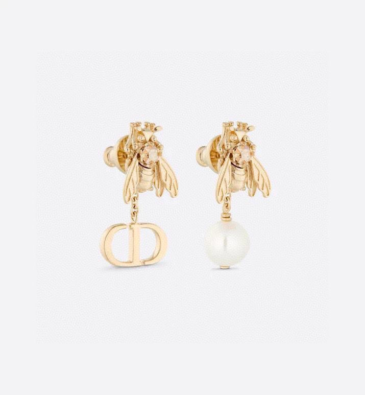 18k Dior Queen Bee Earrings