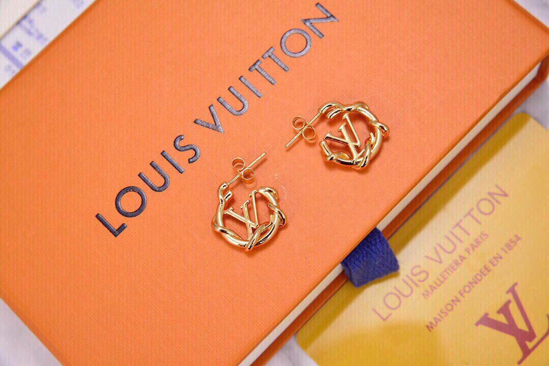 Boucles d'oreilles créoles Louis Garden Louise 18 carats