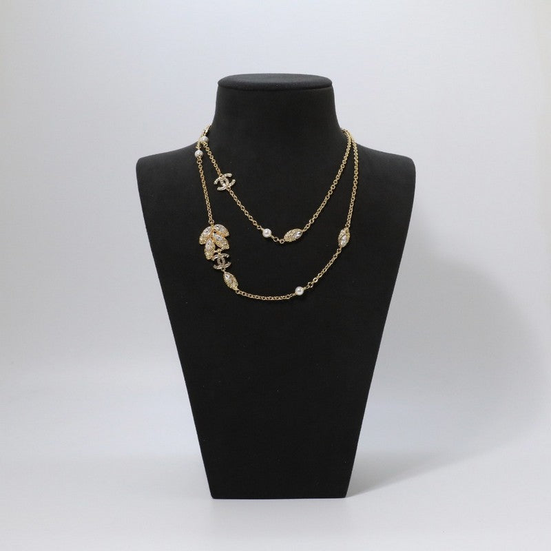 CC Vintage Crystal Long Necklace