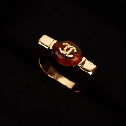 18K CC Red Ring