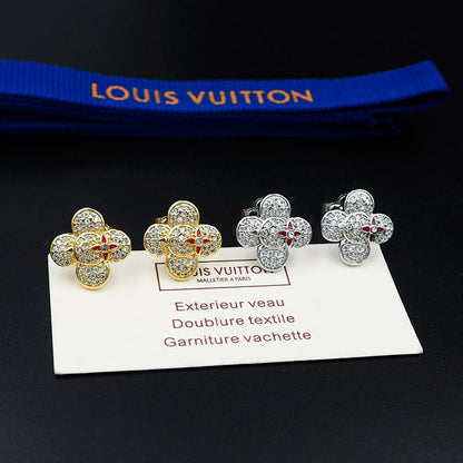 Boucles d'oreilles diamant Louis Vivienne 18 carats