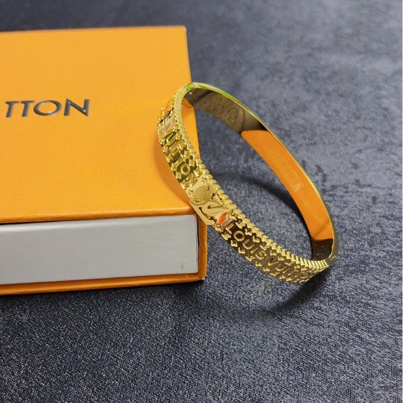 Louis Vintage Monogram Gold Bracelet