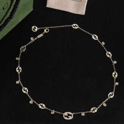 18K GUCCI Double G Chain Necklace