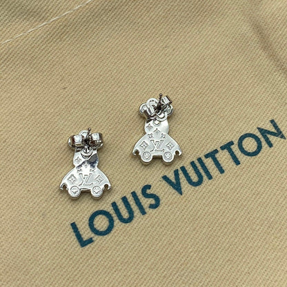 Boucles D'oreilles Ours Louis 18 Carats