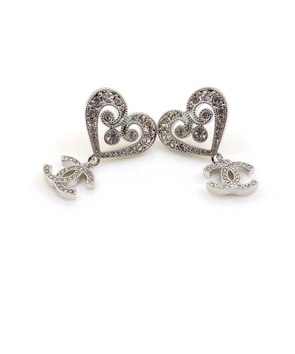 Boucles d'oreilles diamant cœur 18 carats CC