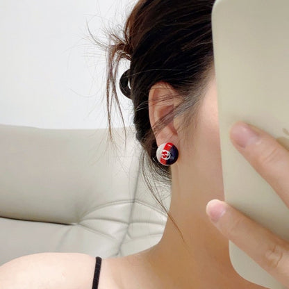 18K Double G Color Earrings