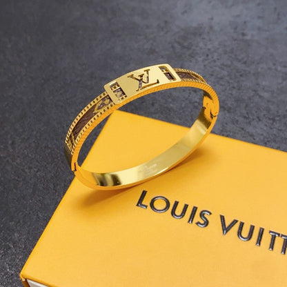 18K Louis Vintage Brown Gold Bracelet