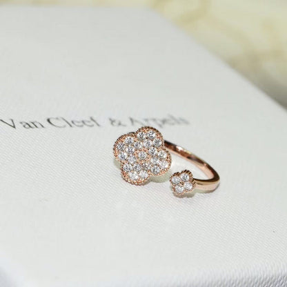 18K Magic Alhambra Diamond Ring