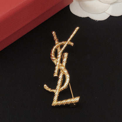 18K Saint Gold Brooch