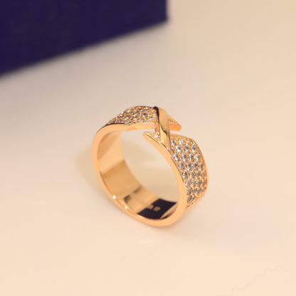 18K Liens Diamond Ring