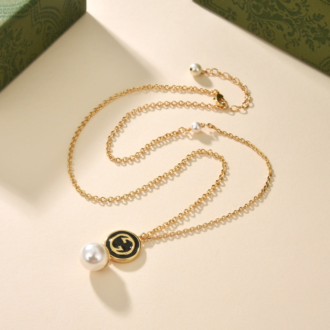 18K Double G Blondie Pendant Necklace