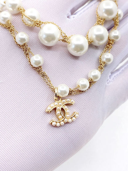 Collier de perles 18K CC