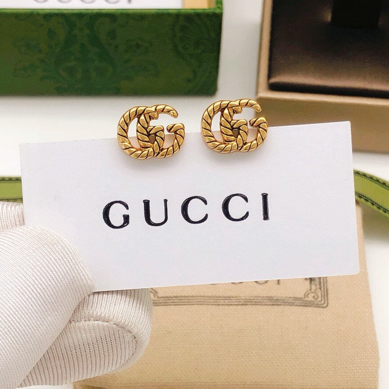 GG Twist Gold Earrings