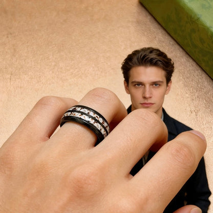 18K GG Anger Forest Black Color Ring