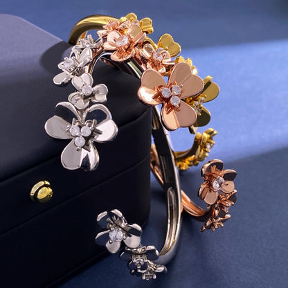 Bracelet Frivole Sept Fleurs 18K