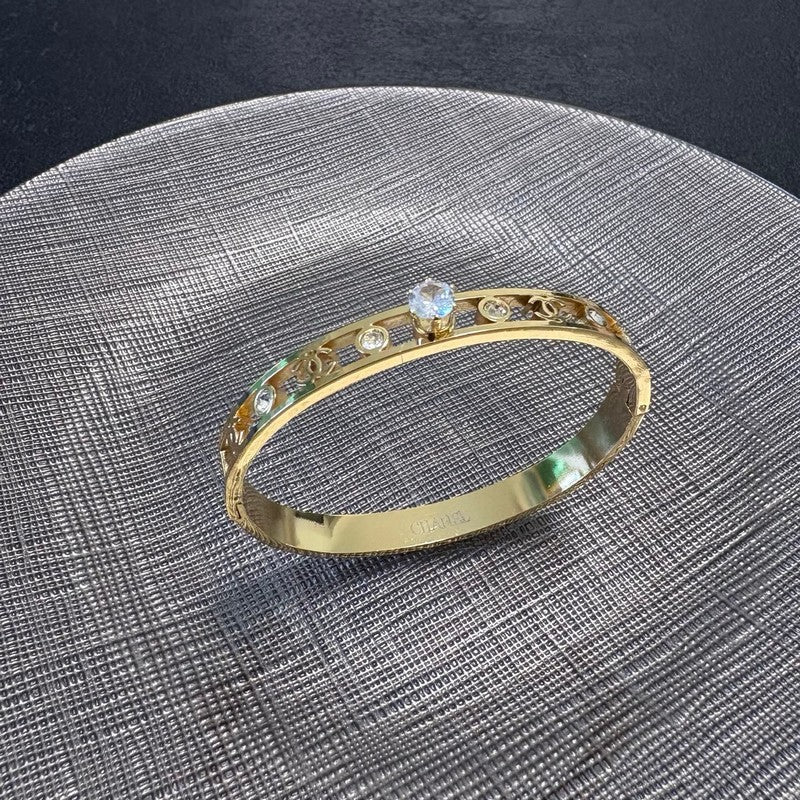 CC Diamond Gold Bracelet