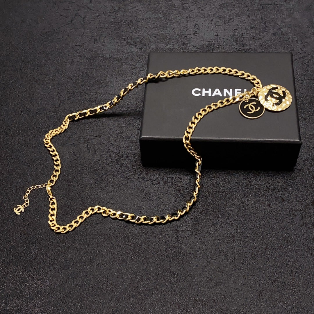 18K CC Yellow Gold Necklace