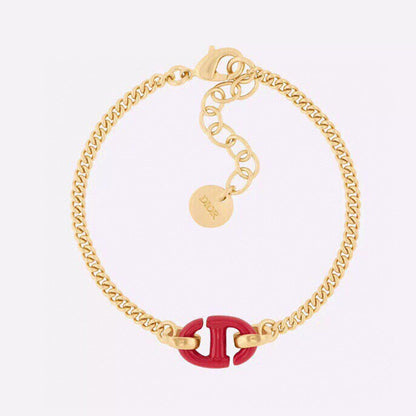 18K Dior CD Fuchsia Bracelet