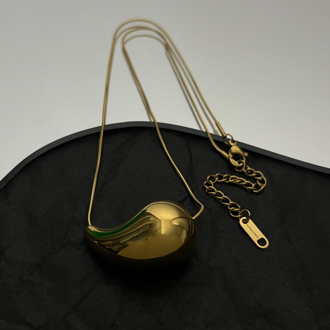 18K BV Drop Pendant Necklace