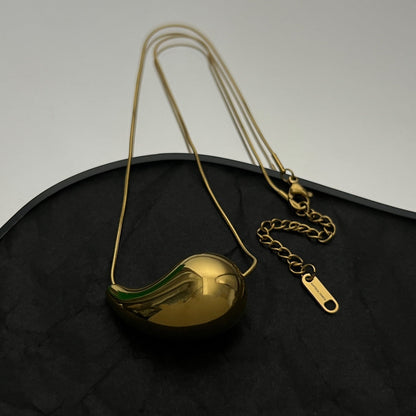 18K BV Drop Pendant Necklace