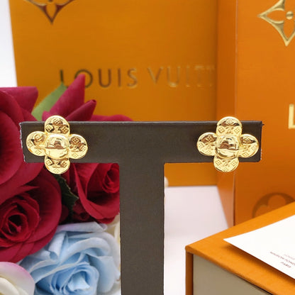 Boucles d'oreilles Louis Vivienne 18 carats