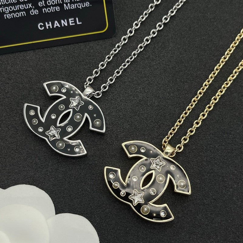 CC Black Star Gold Necklace