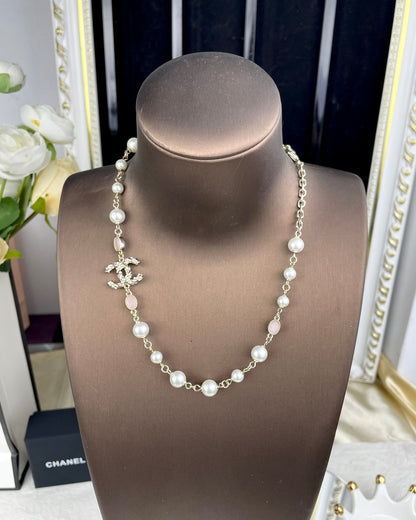 18K CC Pearls Necklace