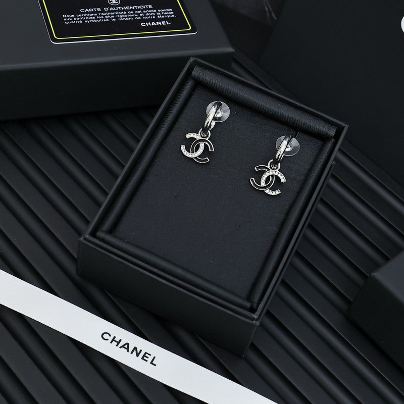 CC 25S Black Gold Diamond Earrings