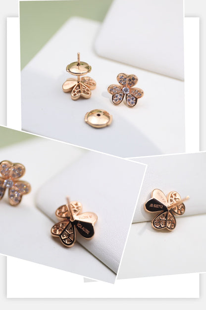 Boucles D'oreilles Frivole Petit Modèle 18K