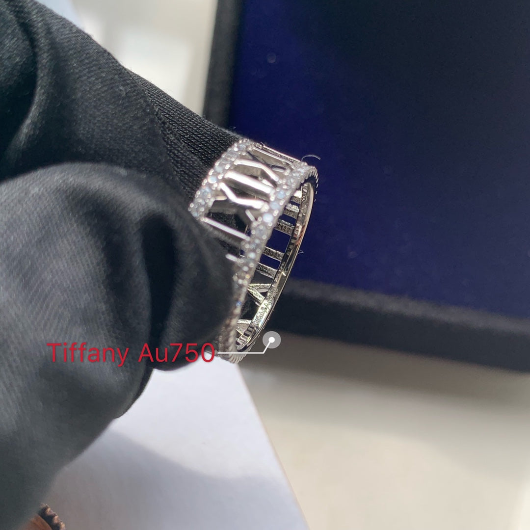 18K T Atlas Open Diamond Ring