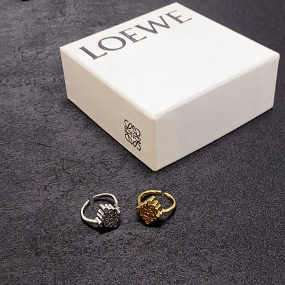 18K Anagram Single Anagram Ring