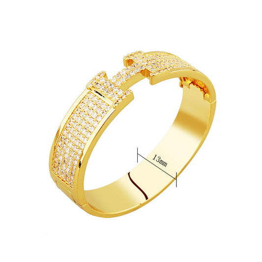 18K Clic H Diamonds Bracelet