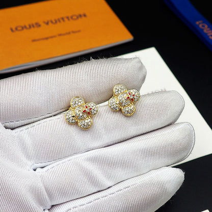 Boucles d'oreilles diamant Louis Vivienne 18 carats