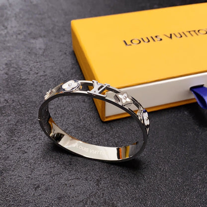 18K Louis Crystal Studded Bracelet