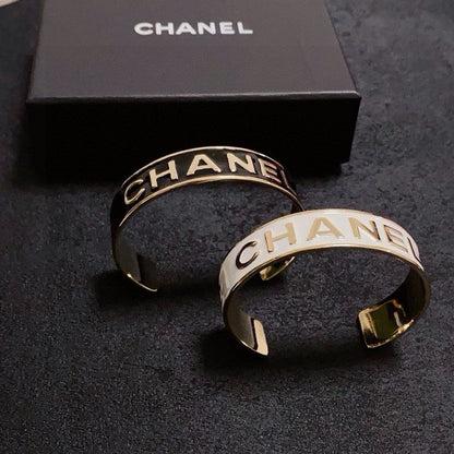 18K CC Black & White Gold Bracelet