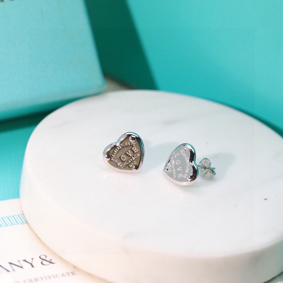 Boucles d'oreilles Retour à Tiffany Love 18 carats