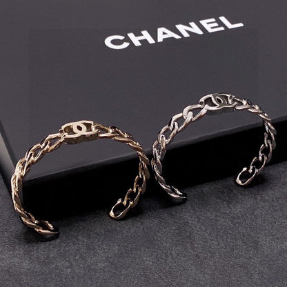 18K CC Open Cuff Bracelet