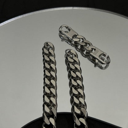 18K BB Chain Diamond Necklace