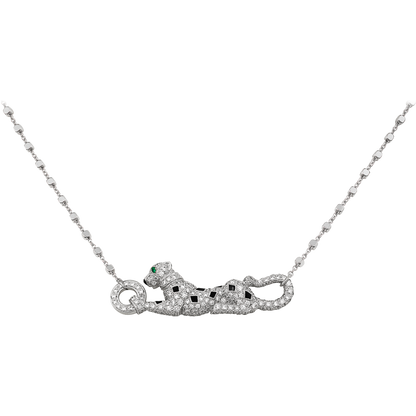 18K Cartier Panthère De Diamonds Necklace